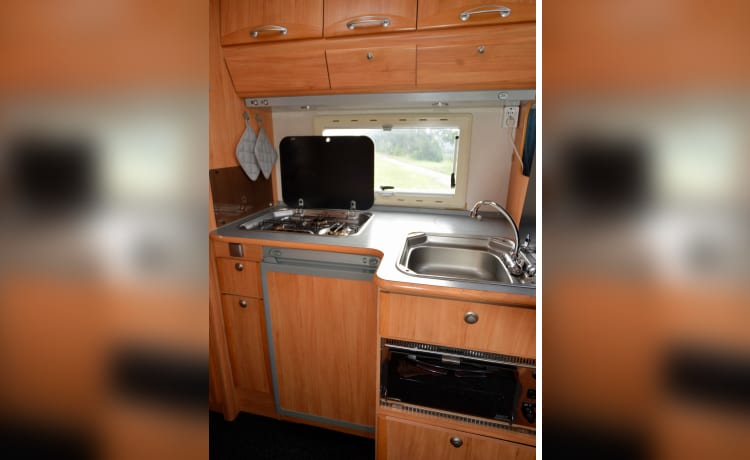 Geräumiger, funktionaler FIAT Ducato Familiencamper 4/5p Fiat