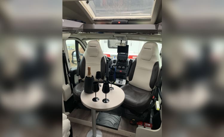 4 person very spacious Chausson camper 2019