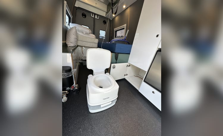 Sydney 1 – Camping-car accessible aux fauteuils roulants avec des installations de soins