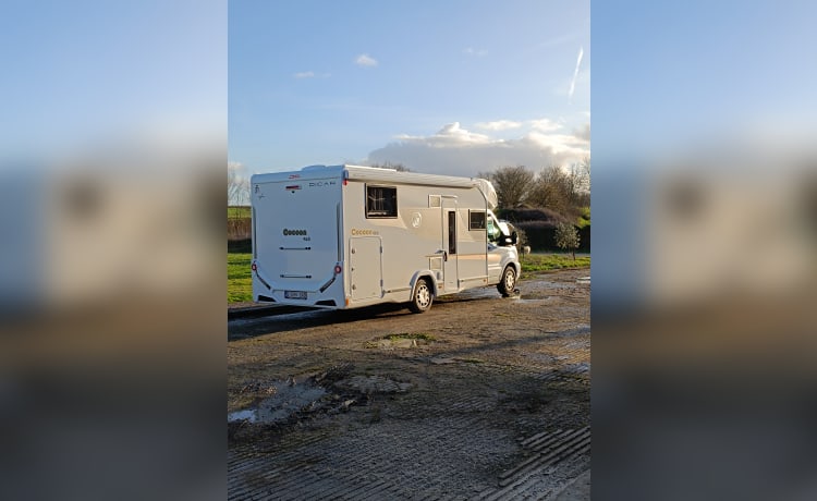 nagelnieuwe all-in mobilhome 4p