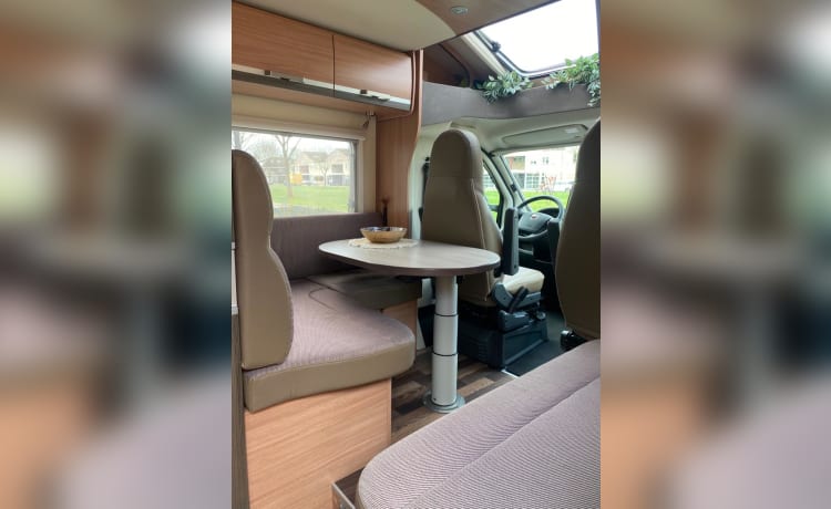 Zeer luxe, ruime en gezellige 4 persoons camper - Fiat Knaus Skywave