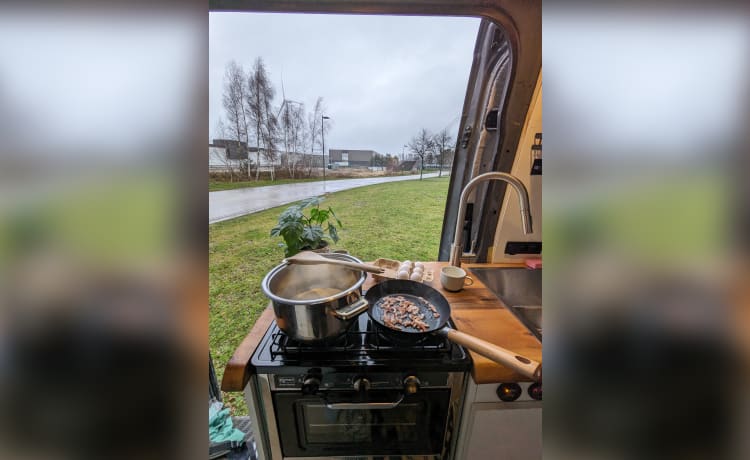 Muriël – Off-grid campervan met alle luxe