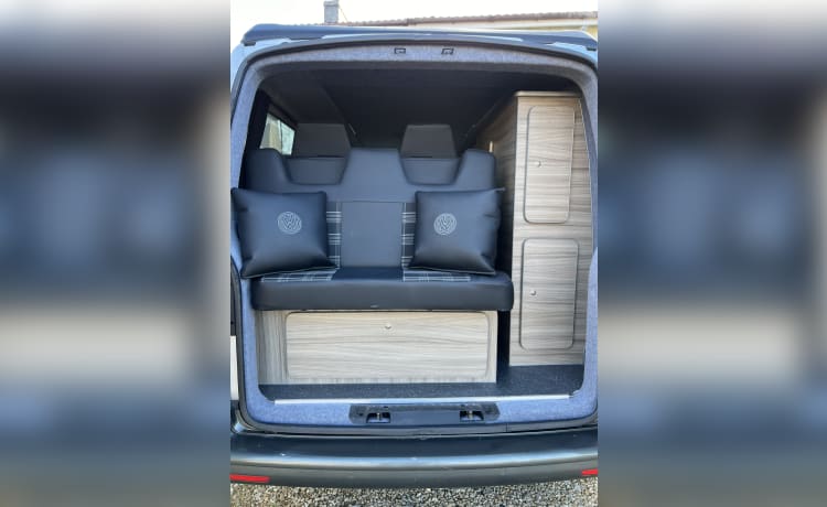 4-persoons Volkswagen campervan uit 2016