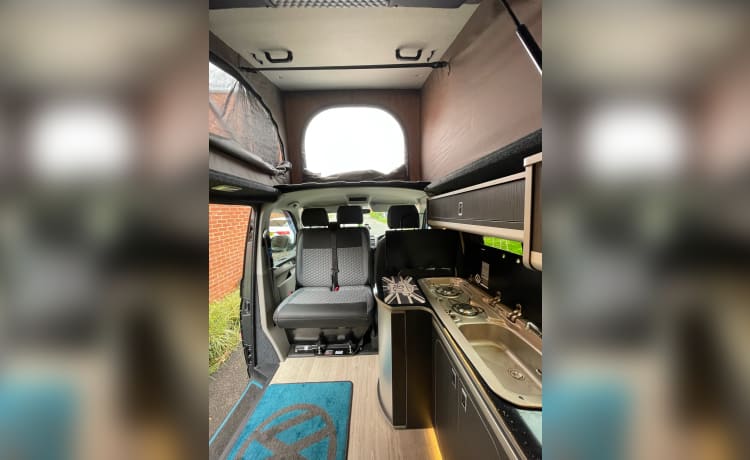 T6 Travis – 4-persoons Volkswagen T6 transporter campervan 2019