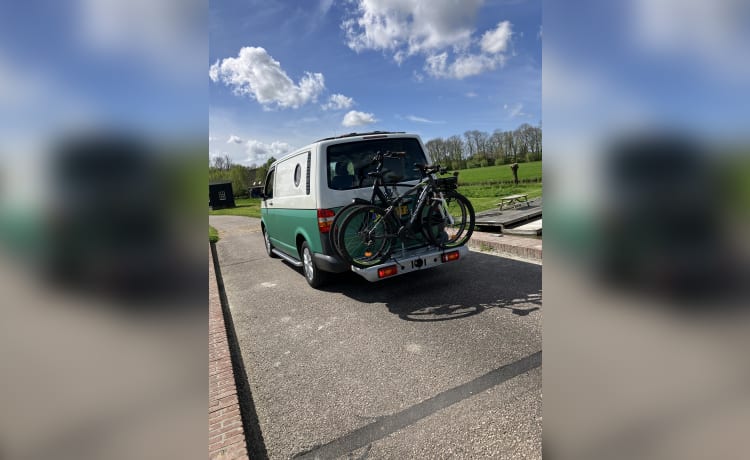 Erlebe Abenteuer mit Jip! 2p VW Wohnmobilbus