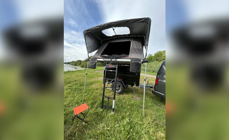 Easy rider  – VW Caravelle 4 pers. Camper van (2 x roof tent)