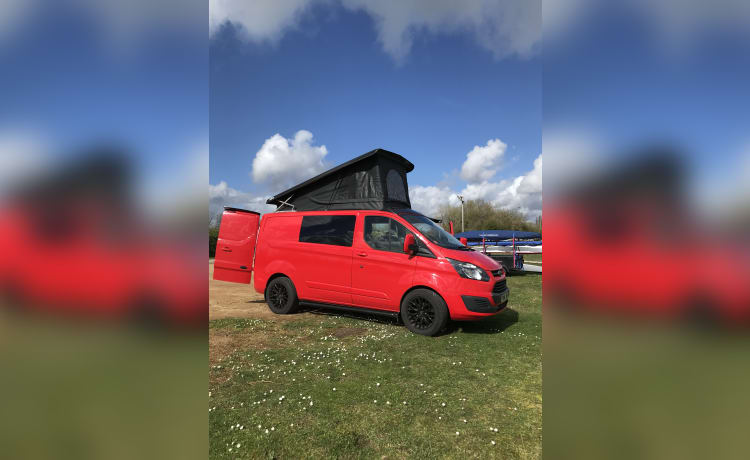 Ruby – Ford Campervan mit 4 Schlafplätzen, Baujahr 2014