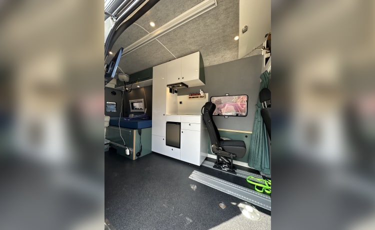 Sydney 1 – Camping-car accessible aux fauteuils roulants avec des installations de soins