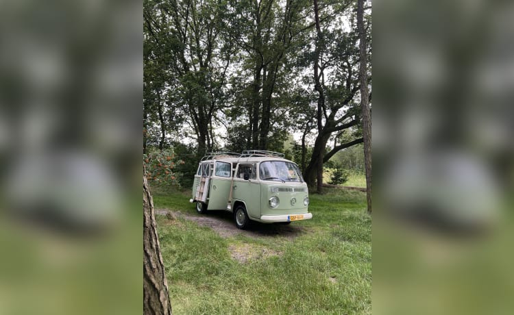 Minty – Volkswagen T2 campervan uit 1993