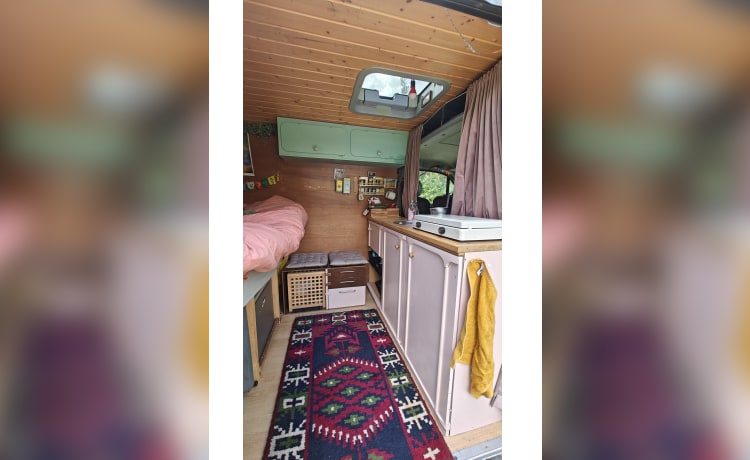 To the 'MOON' and back – 🌒Cozy 2p Renault campervan uit 2004