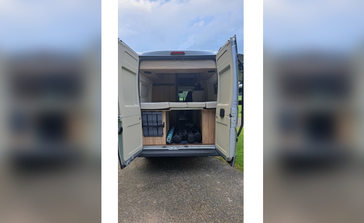 Hymer buscamper 4 persoons