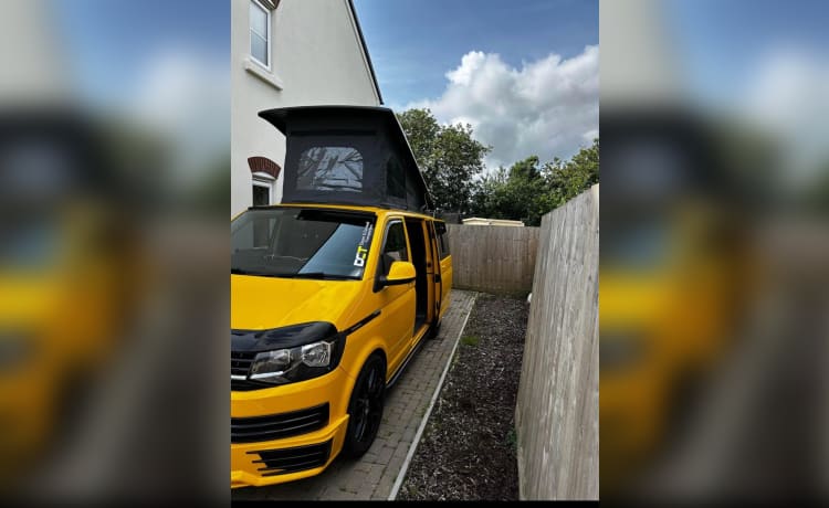 4 berth Volkswagen campervan from 2016