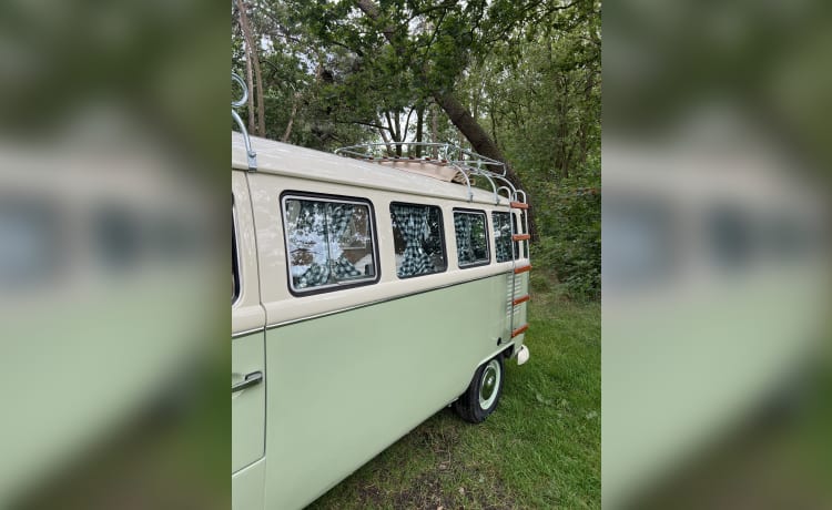 Minty – Volkswagen T2 campervan uit 1993