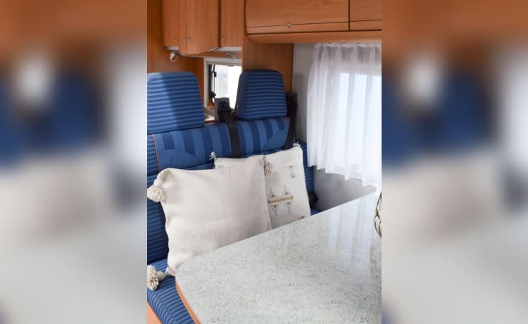 2 to 4 person Bürstner camper for the perfect holiday