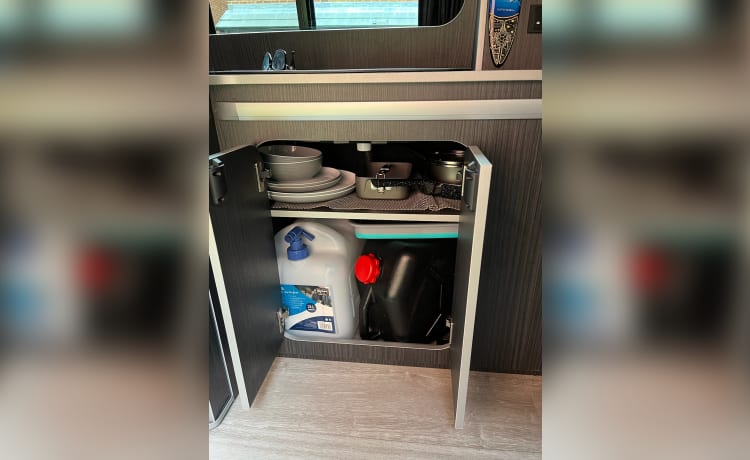 T6 Travis – Camper da trasporto Volkswagen T6 a 4 posti letto 2019