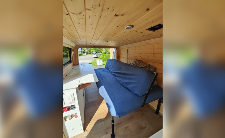 Self-build: Ford Transit Custom 2p - ultra cozy