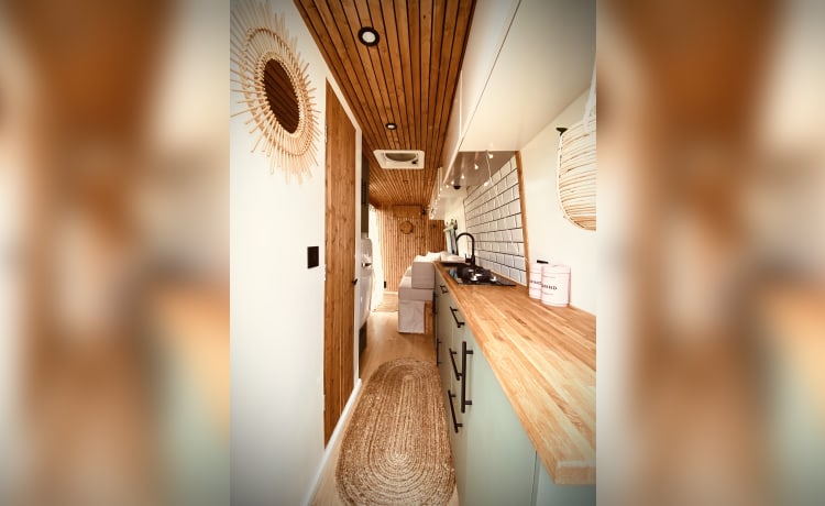 Scandi – Innen gestalteter wunderschöner Scandi-Wohnmobil