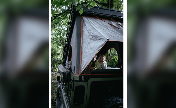 VENTURE – Ultimativer Land Rover Camper – 4 Schlafplätze – Cornwall