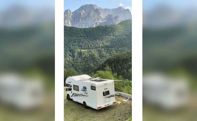 Coraggio – Camper familiare da 7 persone ideale per una sosta libera