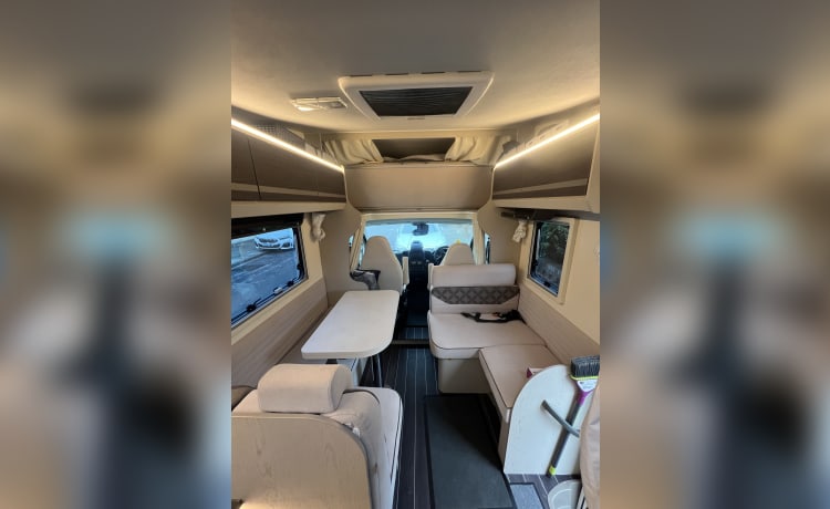 MotorSuite - MySuites – 6 couchages, 2 lits superposés, Fiat Seat 50 à partir de 2023