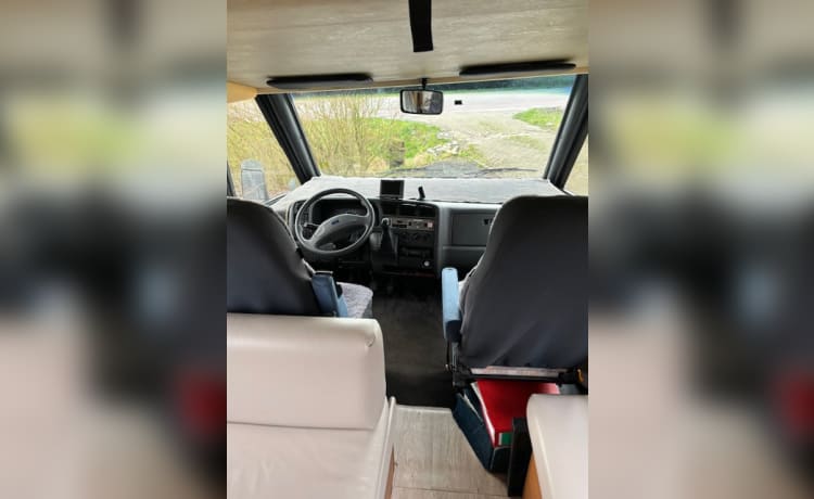 Camper Integraal Dethleffs – 4p Fiat intégrée à partir de 1996