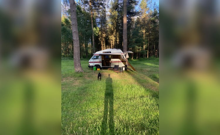 Velma – 4 berth Volkswagen campervan from 1988