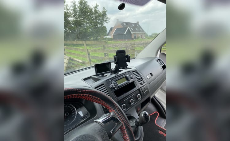 Milieuzone vriendelijk  – 3p T5 Vw bus stealth airco 