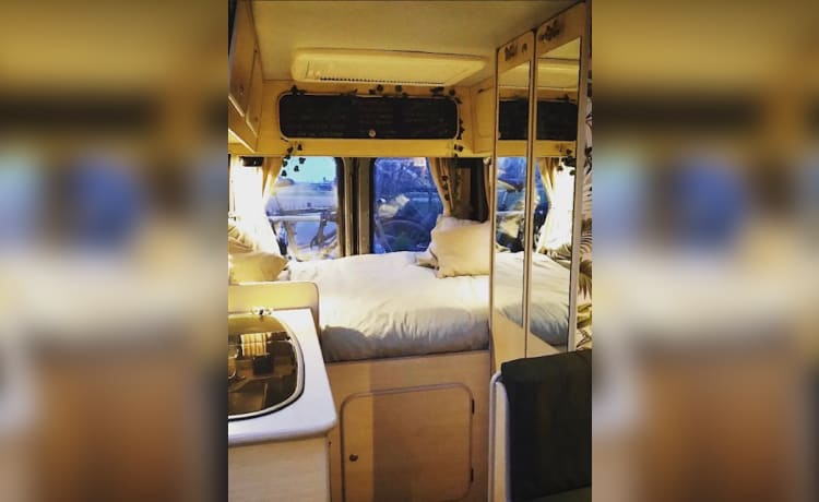 Safari – Bus compatto camper Safari (incl. assicurazione contro tutti i rischi a € 23,60 al giorno)
