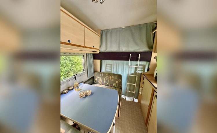 Huisje op wielen  – Spacious family camper 