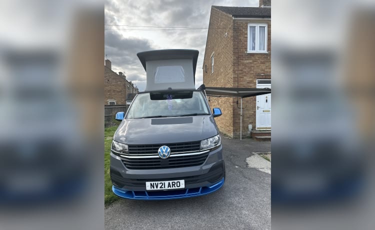 4-persoons Volkswagen campervan uit 2019