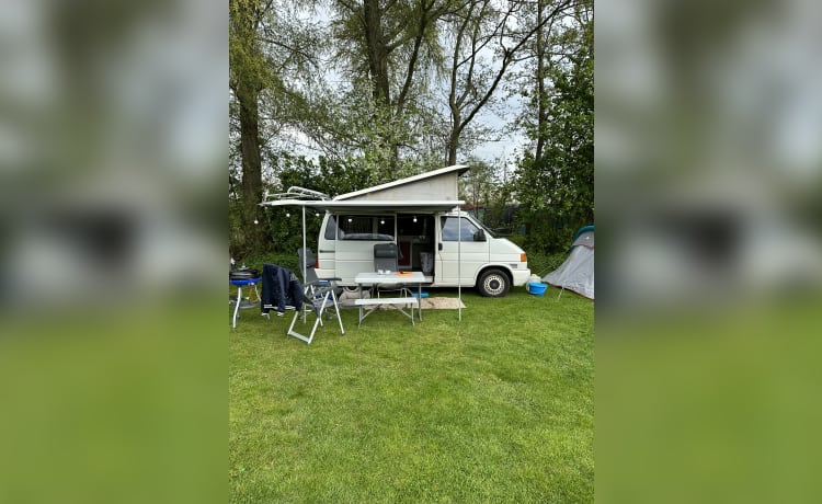 het witte schaap – 4p Volkswagen campervan uit 1997