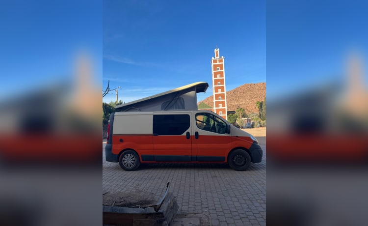 Vicky  – Camperbus Opel Vivaro uit 2010