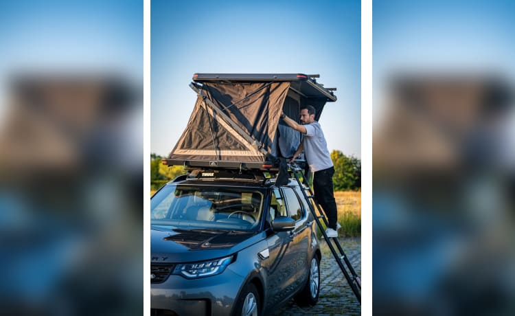 2p Land Rover Discovery rooftop uit 2019