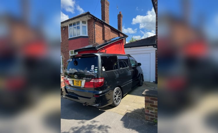 4 berth Toyota campervan from 2008