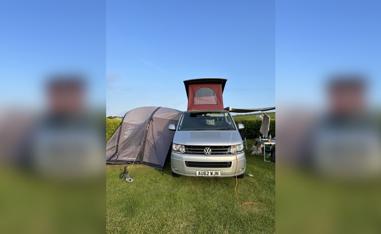 4 berth Volkswagen campervan from 2012