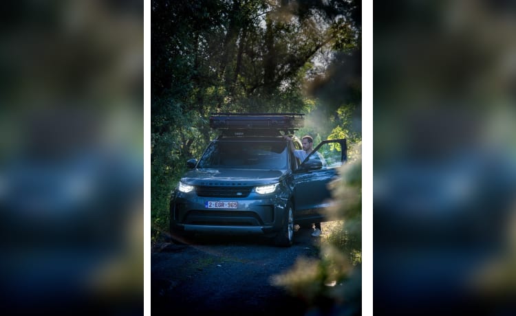 2p Land Rover Discovery rooftop uit 2019