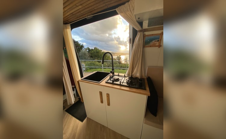 Bus de camping-car spacieux et branché !