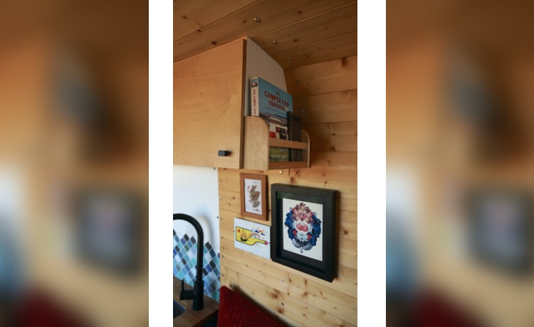 Art – 3 berth Mercedes Sprinter Campervan - Hand-crafted, 1-of-a-kind, off-grid.