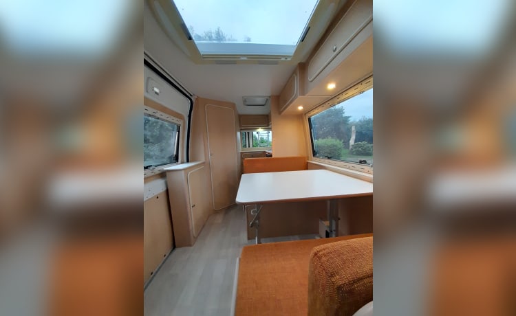 Time out – Fiat 'Safari' camper voor 2 personen