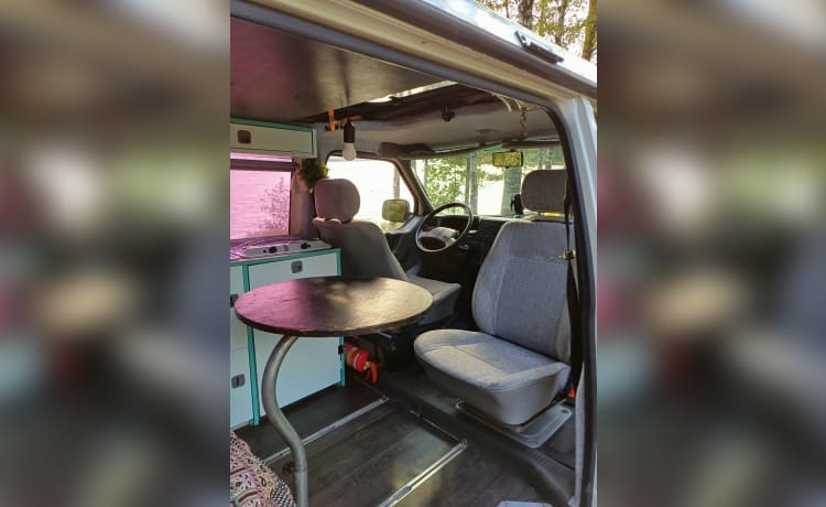 Jente – Camping-car Volkswagen T4 Westfalia 4p avec toit relevable