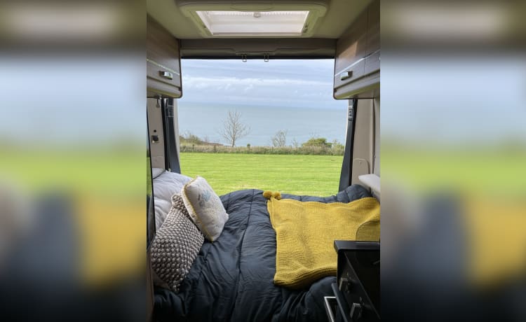 Our home away from home  – 4 berth Swift bus from 2018