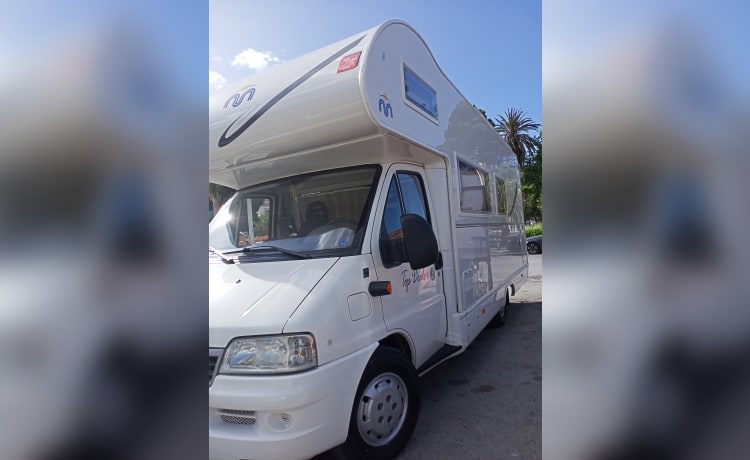 Agostino – Camper mansardato 6 posti letto 