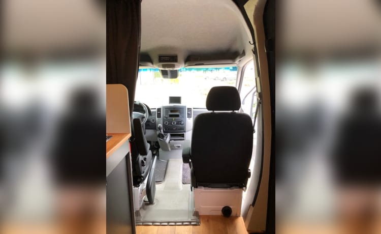 Extra geräumiger und luxuriöser Mercedes Sprinter Campingbus