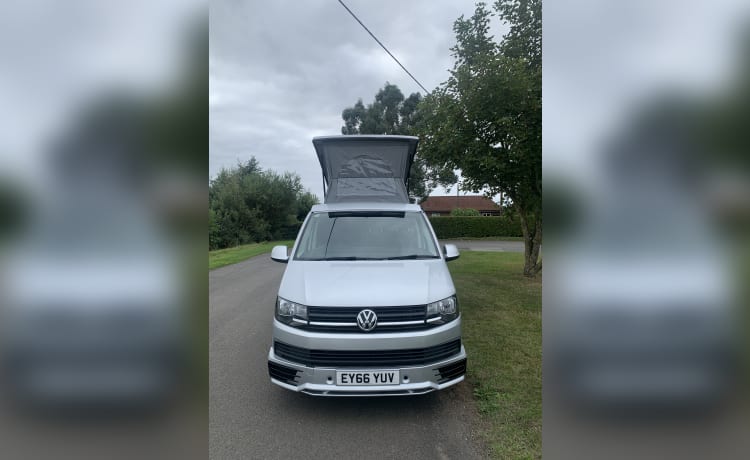 Silver Surfer – VW T6 camper ~ 4 Berth ~ insurance included 