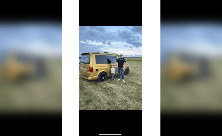 Goldbug – 4-persoons Volkswagen campervan uit 2019