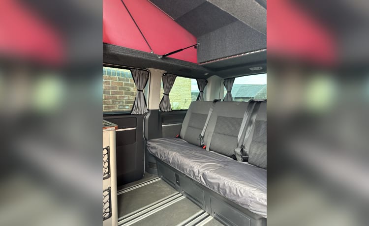 4 berth Volkswagen campervan from 2012