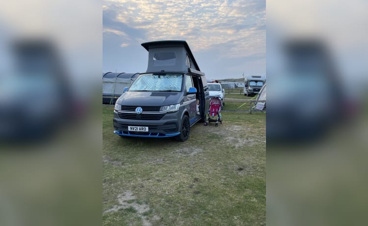 4-persoons Volkswagen campervan uit 2019