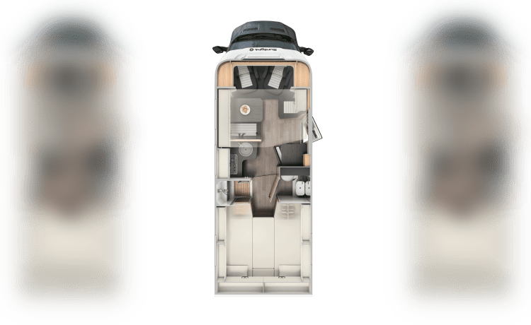 CamperKos – 5 p Sunlight T680 uit 2024 met automaat 