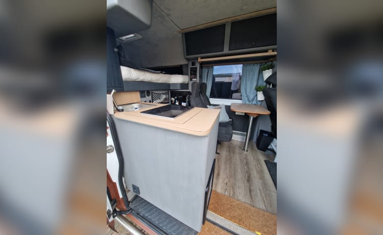 Copbus Rusty – Zelfbouw camper voor 2 personen - Mercedes-Benz Sprinter 2007