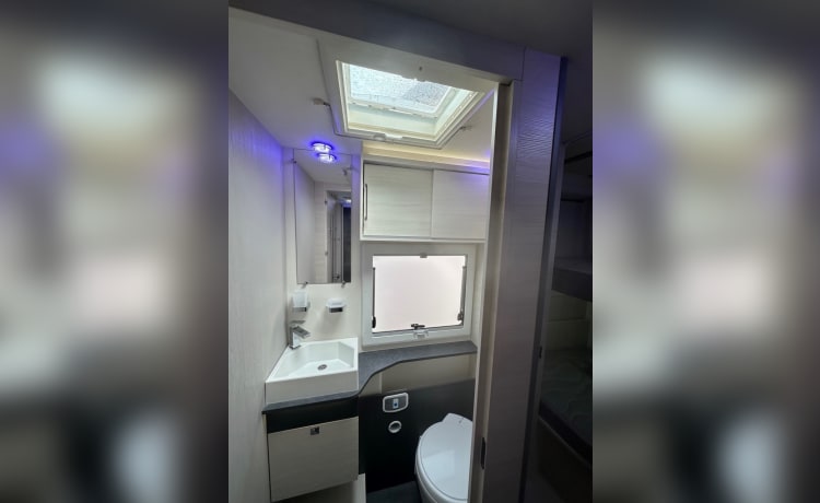 Morris the Motorhome – 5 berth Chausson semi-integrated from 2021